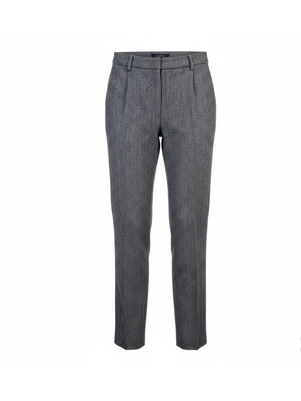 Massimo Dutti Womens Grey Wool-Blend Dress Pants Elegant & Warm Sz 6